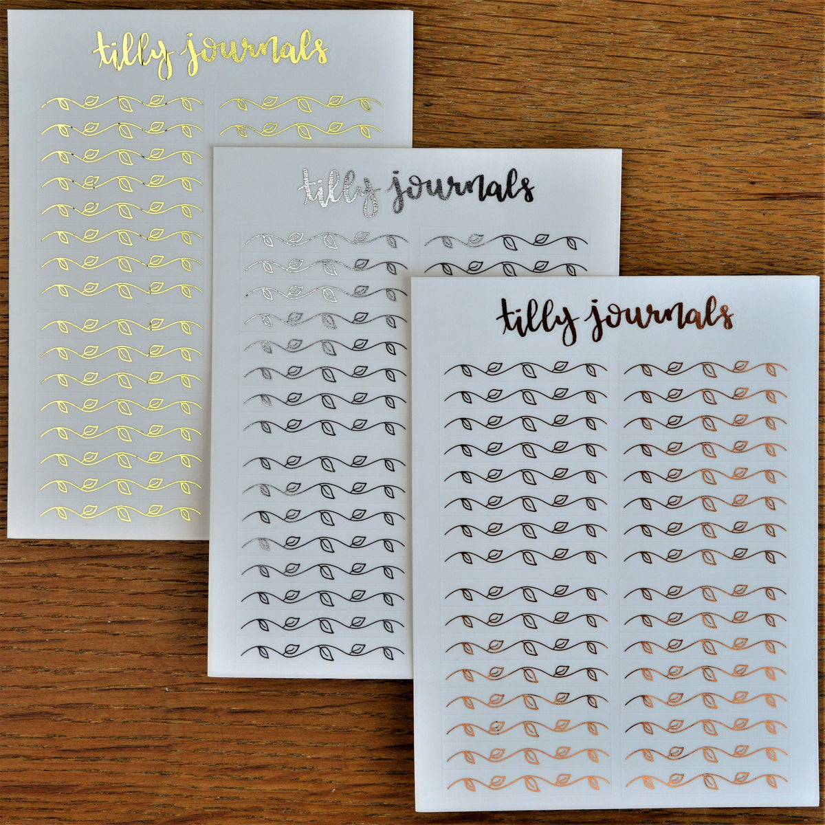 Vines | Header Overlay Stickers – Tilly Journals