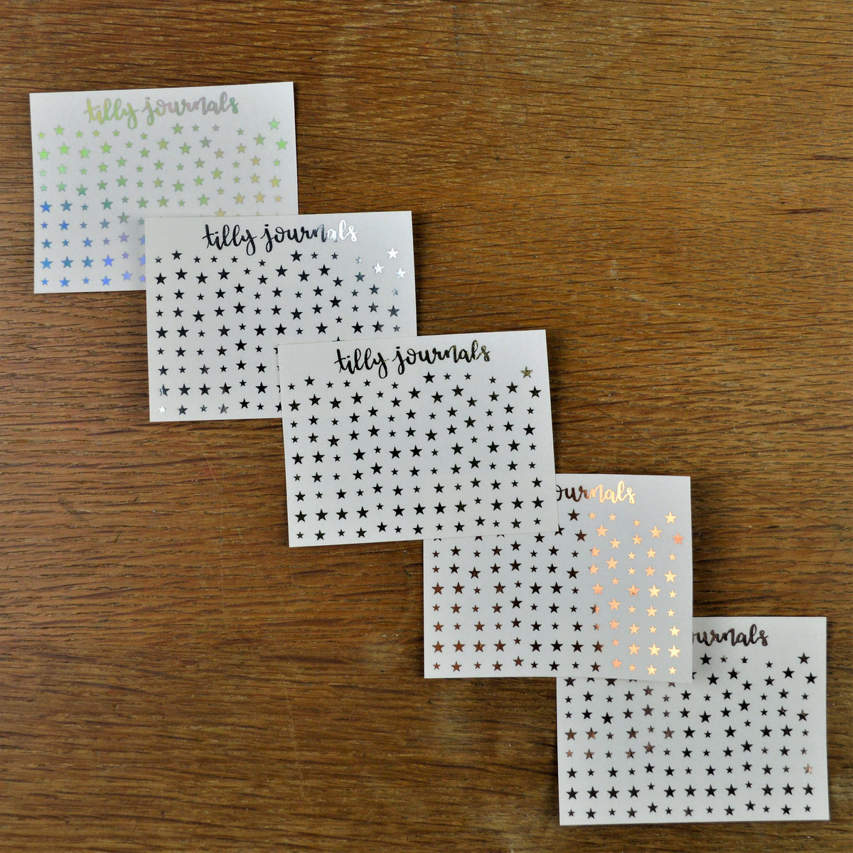 Stars | Tinies Overlay Stickers – Tilly Journals